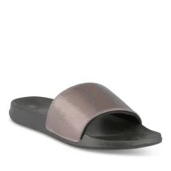 Claquettes Plage PEWTER Femme Motif Uni A Enfiler