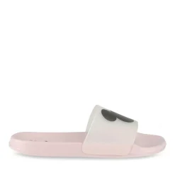 Claquettes Plage ROSE Femme Motif Uni A Enfiler