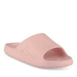 Claquettes Plage ROSE Femme Motif Uni A Enfiler