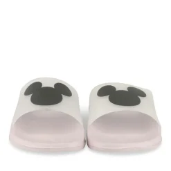 Claquettes Plage ROSE Femme Motif Uni A Enfiler