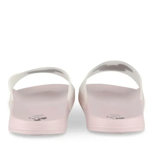 Claquettes Plage ROSE Femme Motif Uni A Enfiler