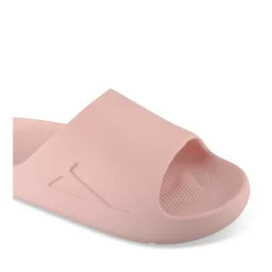 Claquettes Plage ROSE Femme Motif Uni A Enfiler