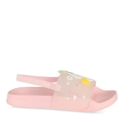 Claquettes ROSE Fille Motif Uni A Enfiler
