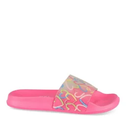 Claquettes ROSE Fille Motif Uni A Enfiler