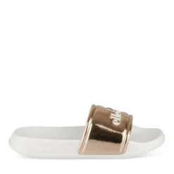 Claquettes ROSE Fille Motif Iridescent A Enfiler