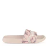 Claquettes ROSE Fille Motif Camouflage A Enfiler