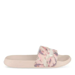 Claquettes ROSE Fille Motif Camouflage A Enfiler