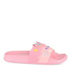 Claquettes ROSE Fille Motif Uni A Enfiler