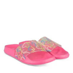 Claquettes ROSE Fille Motif Uni A Enfiler