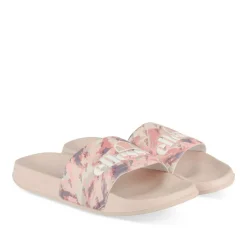 Claquettes ROSE Fille Motif Camouflage A Enfiler