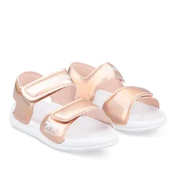 Claquettes ROSE Fille Motif Uni Scratch