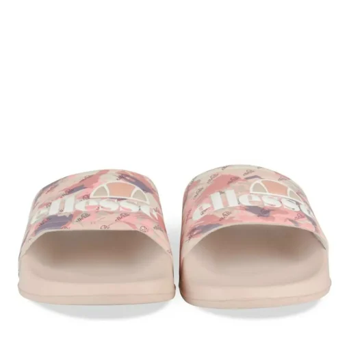 Claquettes ROSE Fille Motif Camouflage A Enfiler
