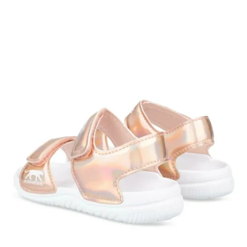 Claquettes ROSE Fille Motif Uni Scratch
