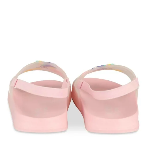 Claquettes ROSE Fille Motif Uni A Enfiler
