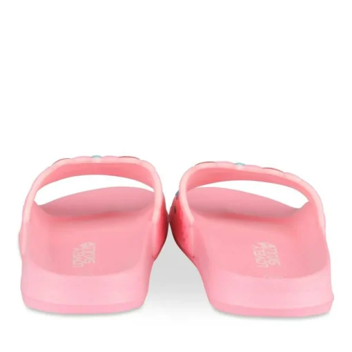 Claquettes ROSE Fille Motif Uni A Enfiler