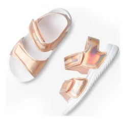 Claquettes ROSE Fille Motif Uni Scratch