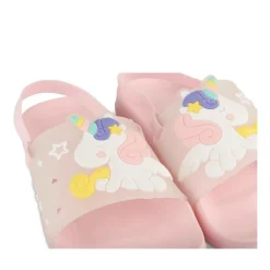Claquettes ROSE Fille Motif Uni A Enfiler