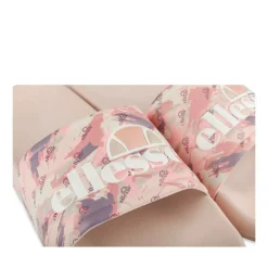 Claquettes ROSE Fille Motif Camouflage A Enfiler