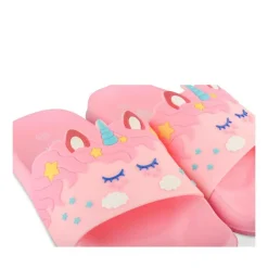 Claquettes ROSE Fille Motif Uni A Enfiler
