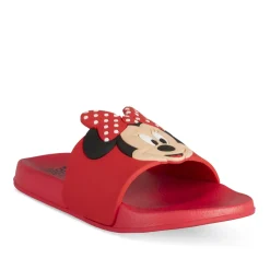 Claquettes ROUGE Fille Motif Uni A Enfiler