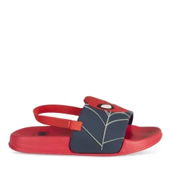 Claquettes ROUGE Garçon Motif Uni A Enfiler