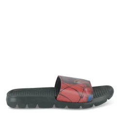Claquettes ROUGE Garçon Motif Uni A Enfiler