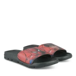 Claquettes ROUGE Garçon Motif Uni A Enfiler