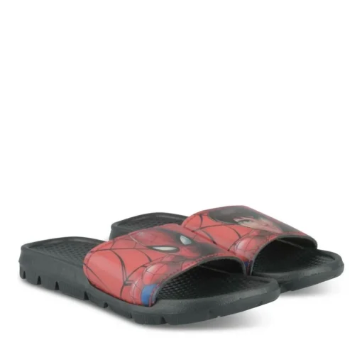 Claquettes ROUGE Garçon Motif Uni A Enfiler