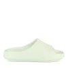 Claquettes VERT Femme Motif Uni A Enfiler