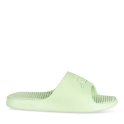 Claquettes VERT Femme Motif Uni A Enfiler