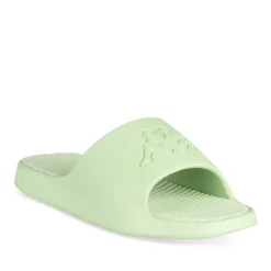 Claquettes VERT Femme Motif Uni A Enfiler