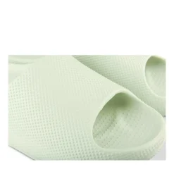 Claquettes VERT Femme Motif Uni A Enfiler