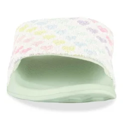 Claquettes VERT Fille Motif Uni A Enfiler