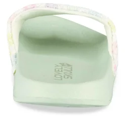 Claquettes VERT Fille Motif Uni A Enfiler