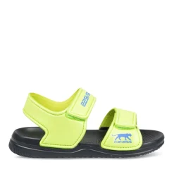 Claquettes VERT Garçon Motif Uni Scratch