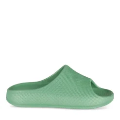 Claquettes VERT Garçon Motif Uni A Enfiler