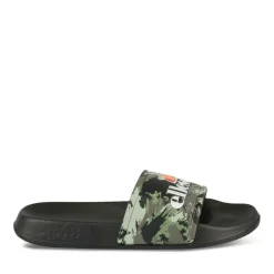Claquettes VERT Garçon Motif Uni A Enfiler