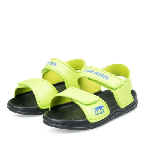 Claquettes VERT Garçon Motif Uni Scratch