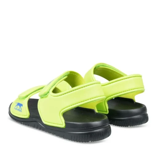Claquettes VERT Garçon Motif Uni Scratch