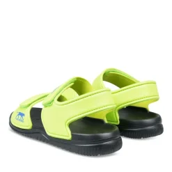 Claquettes VERT Garçon Motif Uni Scratch