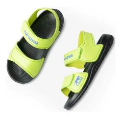 Claquettes VERT Garçon Motif Uni Scratch