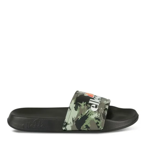 Claquettes VERT Homme Motif Uni A Enfiler