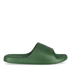 Claquettes VERT Homme Motif Uni A Enfiler