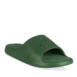 Claquettes VERT Homme Motif Uni A Enfiler