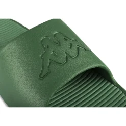 Claquettes VERT Homme Motif Uni A Enfiler