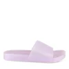 Claquettes VIOLET Femme Motif Uni A Enfiler