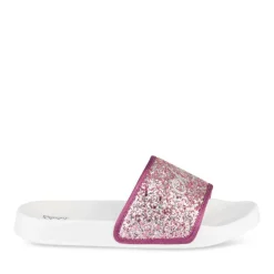 Claquettes VIOLET Femme Motif Uni A Enfiler