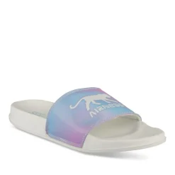 Claquettes VIOLET Femme Motif Uni A Enfiler