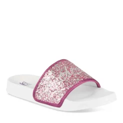 Claquettes VIOLET Femme Motif Uni A Enfiler