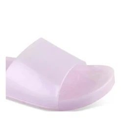Claquettes VIOLET Femme Motif Uni A Enfiler